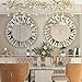 Artloge Round Decorative Mirror 31.5 inches Large Silver Wall Vanity Beveled