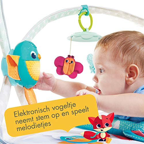 Tiny Love Dynamic Gymini, Baby Play Mat and Activity Gym with Music and Lights, Suitable from Birth, 0 Month +, 100 x 90 cm, Meadow Days - Afbeelding 3