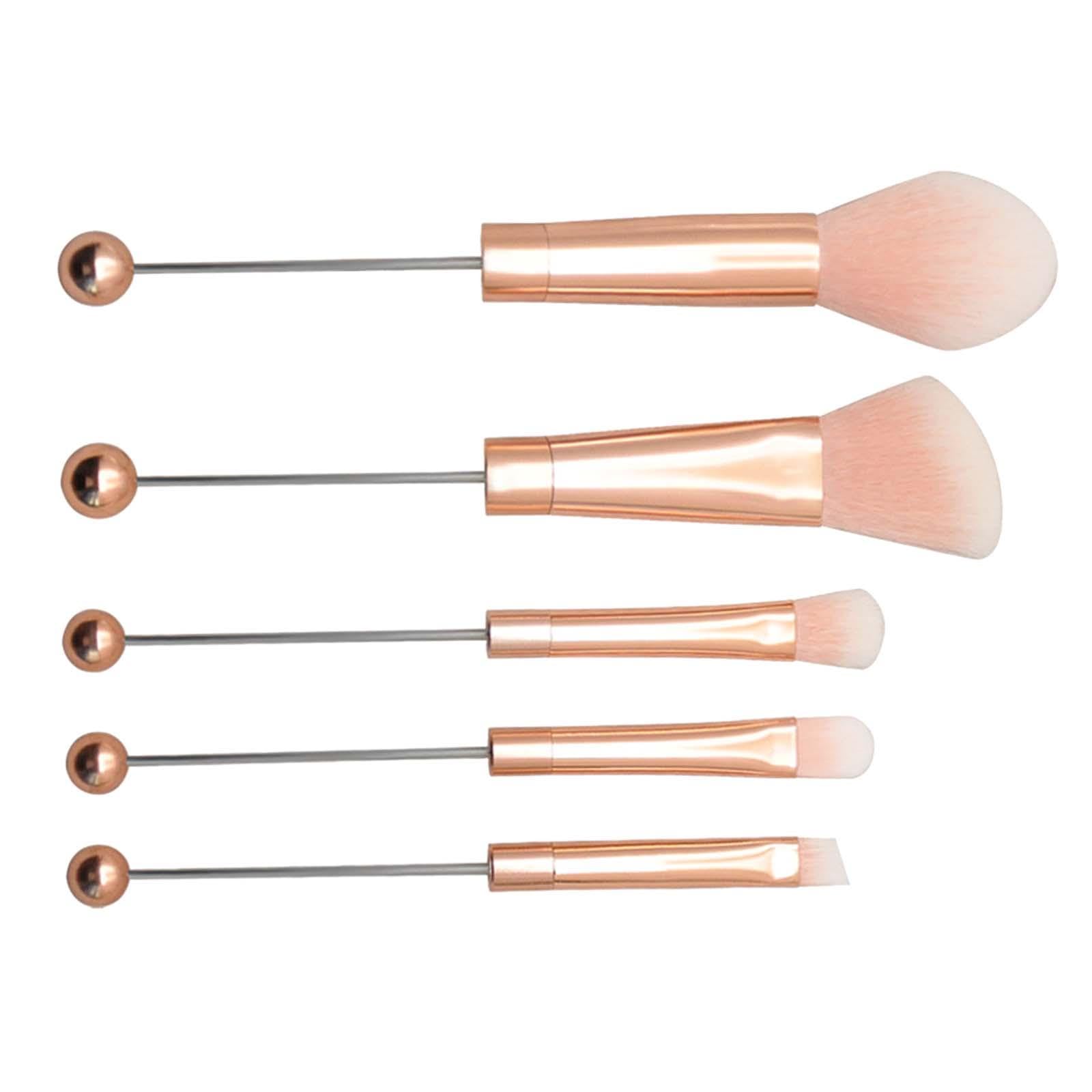 10 Set 5 Stück Perlen Lidschattenpinsel Augenbrauen Make-up Pinsel Kit für Frauen Erwachsene Schwester
