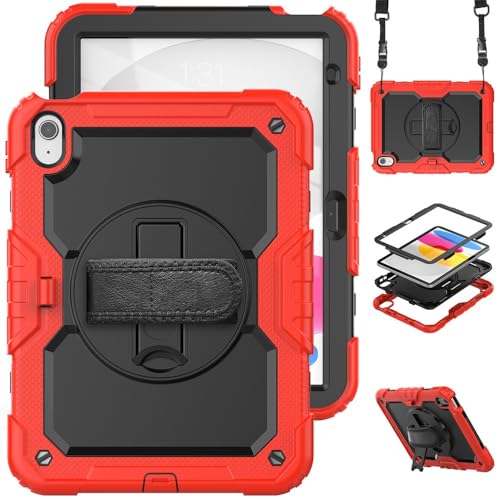 Étui de support pour iPad 11e génération coque intégrale bicolore 2025