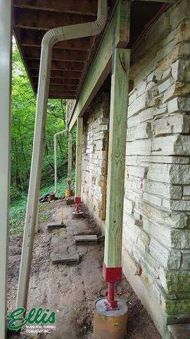 Ellis Manufacturing Company - 6X6 Screw Jack - 30,000 Lbs Safe Load Capacity - Painted Finish #TOP2