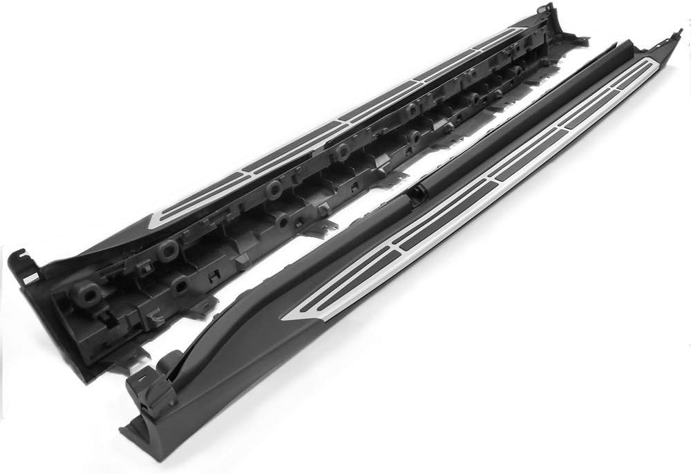 IKON MOTORSPORTS Side Step Bars Compatible with 2019-2025 BMW G05 X5, Factory Style Polish Aluminum Running Board Bar Foot Pedal, 2020 2021 2022