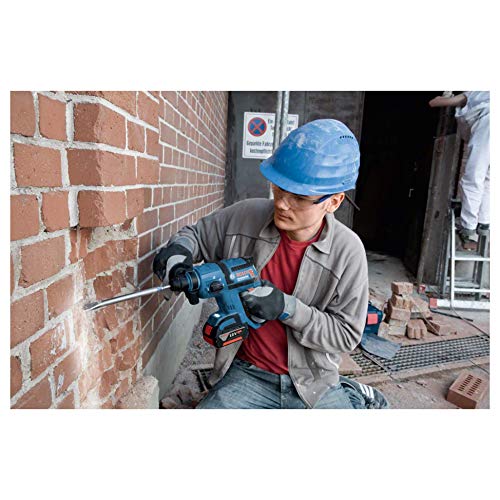 Bosch Professional GBH 18 V-EC Martillo perforador a batería, 1,7 J, sin batería, diámetro máximo hormigón 18 mm, portabrocas SDS plus, motor EC, en L-BOXX, 18 V
