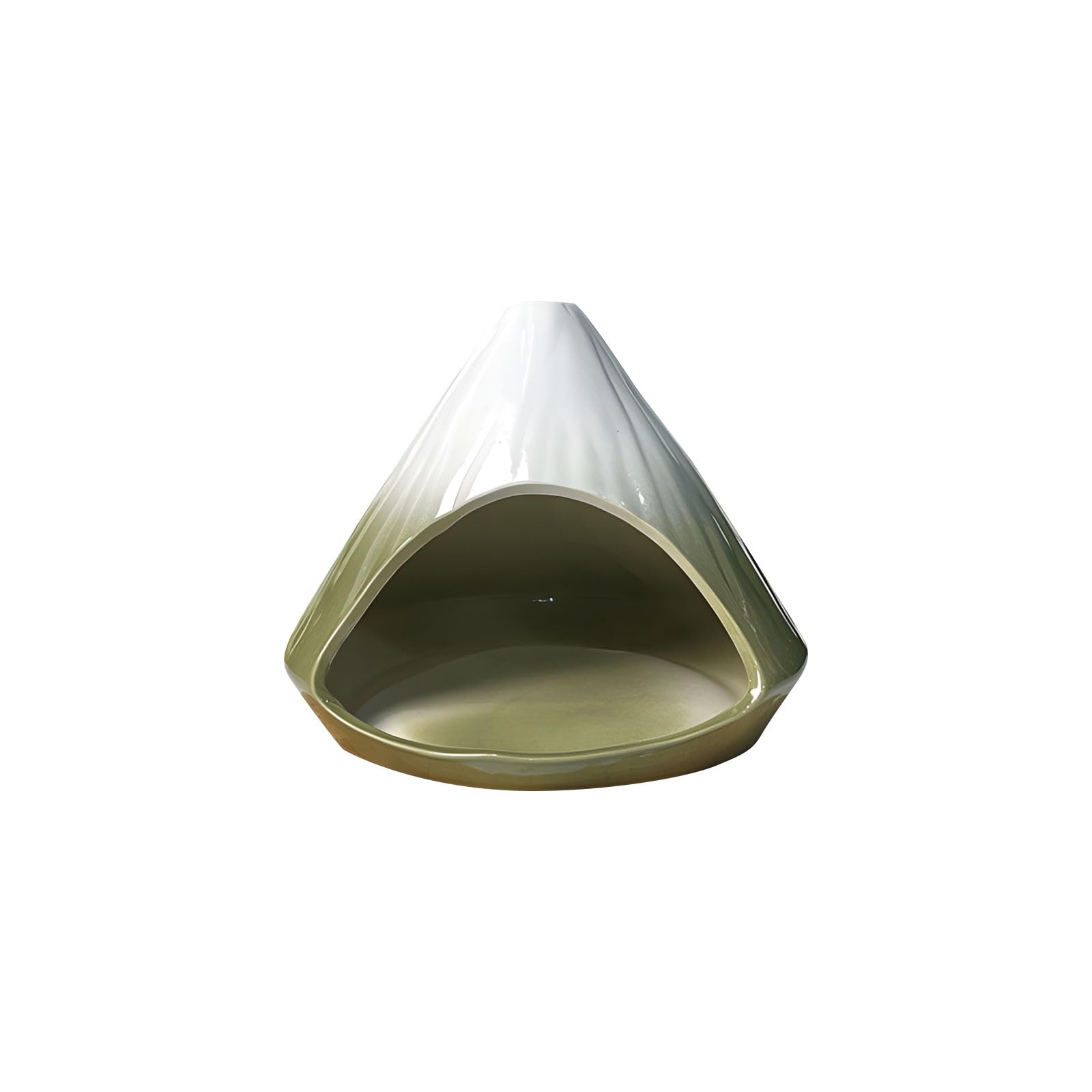 Refined Ceramic Base for Essential Oils and Plant Cleansing Suitable for Living Areas and Tea Spaces Feng Shui Ceramic Scent
