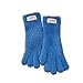 Livwellia Solid Color Versatile Plush Warm Gloves Winter Cycling Five-Finger Thickened Touch Screen Exposed-7-One Size