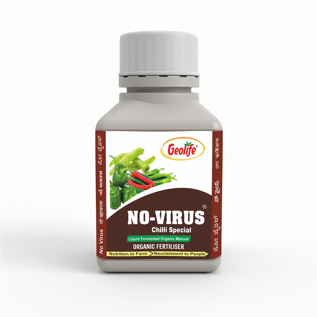 Geolife No Virus (Chilli Special) - Organic Viricide for Chilli Crops (250ml)