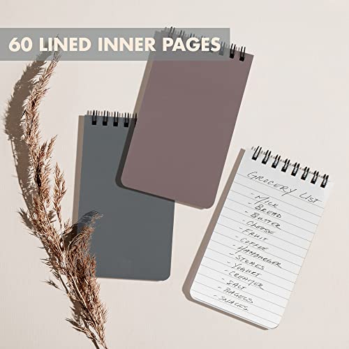 Zicoto Aesthetic Pocket Notebooks Set Of 8 - Small 3X5 Spiral Notepads With Lined Pages - The Perfect Little Mini Pads To Stay Organized And Boost Productivity At Work Or School #TOP5