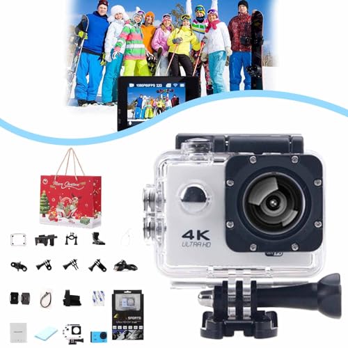 Bolstoc Roamix Vision+ 4K Roamix Vision 4K�A�N�V�����J�����A170°���L�pWiFi�r�f�I�J�����A���O�h���X�|�[�c�J���� �ʐ^��_�C�r���O���D�ƌ���(�z���C�g)