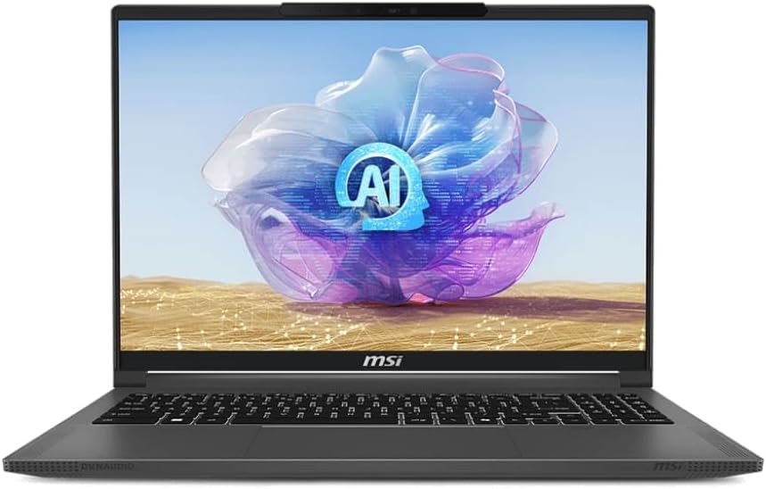 MSI Creator 16 AI Studio A1V Laptop (2024) | 16″ 1920×1200 FHD+ | Core Ultra 9-1…