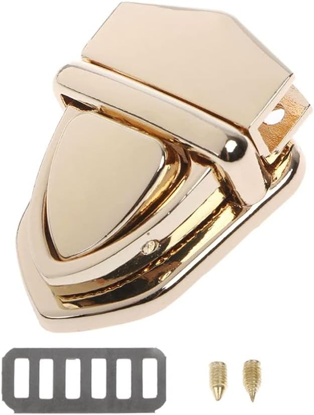 10Pc Turn Locks Lock DIY Metal Clasp Handbag Shoulder Bag Purse Bag Accessories Metal Buckle(D)