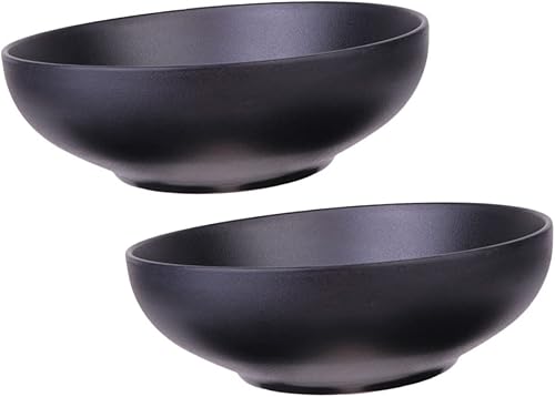 Tazón de arroz de porcelana de imitación de 2 piezas, recipiente para galletas, cuencos de ensalada, fideos Udon japoneses, cuenco para servir