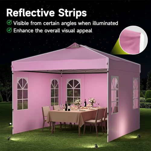 Image of Tangkula 10x10 FT Pop Up Canopy with Center Lock