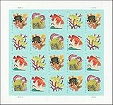 2019 Coral Reefs Postcard Rate Forever Sheet of Twenty Stamps Scott 5366