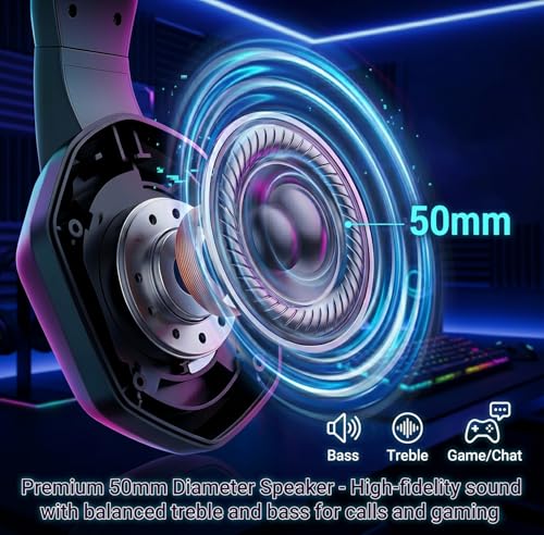 Auriculares monoaurales gaming de 3.5mm con micrófono para PS5 y PC 4