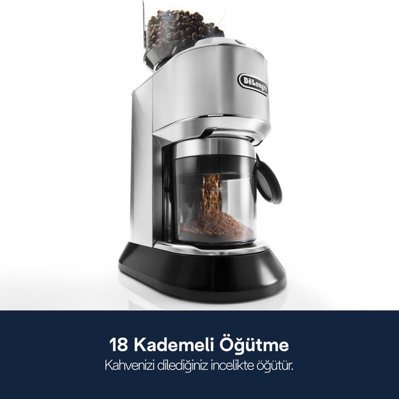De'Longhi KG521M Dedica Stainless Steel Conical Burr Digital 12oz
