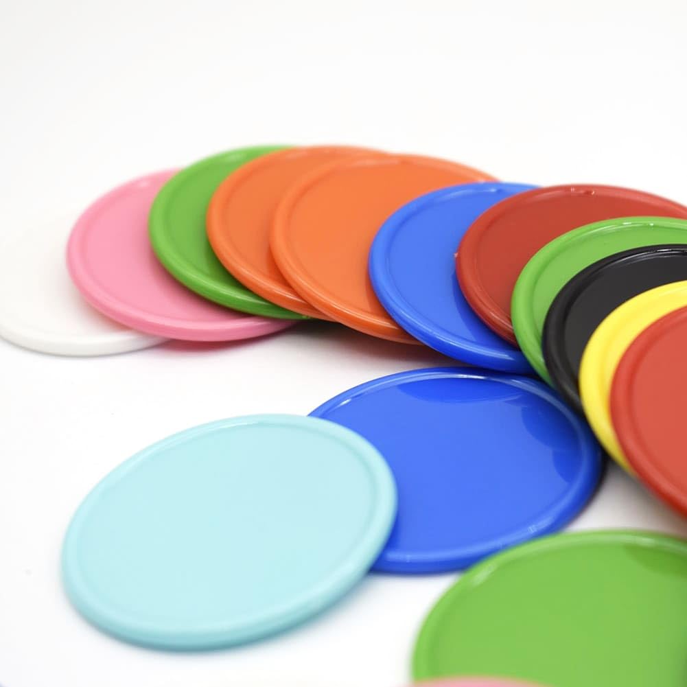 Lot de 500 jetons de poker en plastique personnalisés, logo et texte personnalisés, impression en couleur de votre motif sur un jeton, bon pour les jetons de boisson, pour jeu de cartes