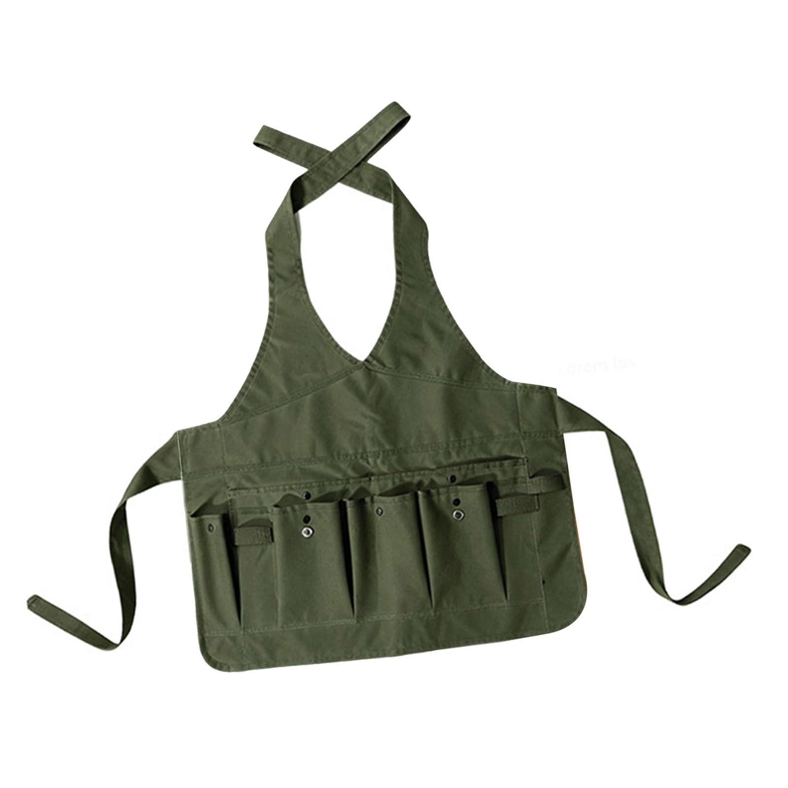 Ergonomic Versatile Work Apron Multiple Tool Compartments for Gardeners Organized Pocket Systems Flexible Waist Ties Lightweight Garden Apron