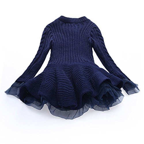 Image of Girl Winter Long Sweater Dress