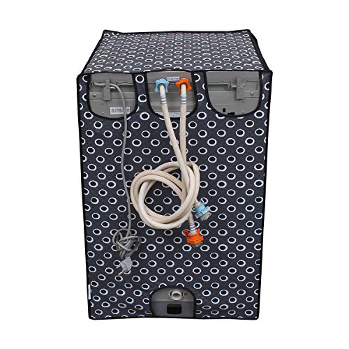 Image of DREAM KING Waterproof & Dust-Proof Top Loading Fully Automatic Washing Machine Cover Suitable for 5 kg, 5.2 kg, 5.5 kg (53 x 84 x 53 cms)