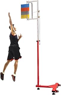 HTONVK Jump Measurement Tester, Vertical Jump Tester 5.6ft-11.8ft Vertical Jump Tester with Stable Base, Basketball Volleyball Spike Coach Challenger, Physical Training Coordination