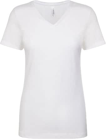 Next Level Ladies' Ideal V-Neck T-Shirt - Heather Gray, XS - View #11