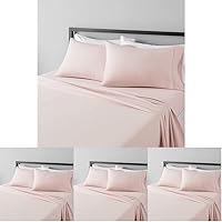 Vista 68 de Yaxa Basics - Juego de sábanas de microfibra ligeras súper suaves y libres de arrugas y transpirables de 3 piezas con bolsillos de 14 pulgadas