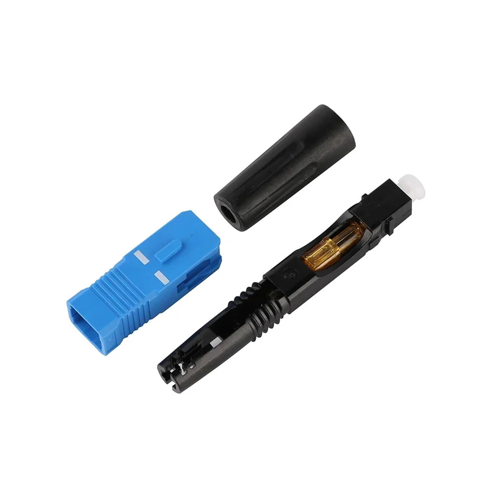 Épisseur de Fibre Optique Adaptateur Fibre Optique monomode FTTH SM SC UPC APC 50 pièces(100pcs SC APC)
