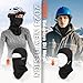 Balaclava Ski Mask Windproof Thermal Winter Face Mask for Men Women Full Face Cover for Cold Weather Skiing Motorcycle Black