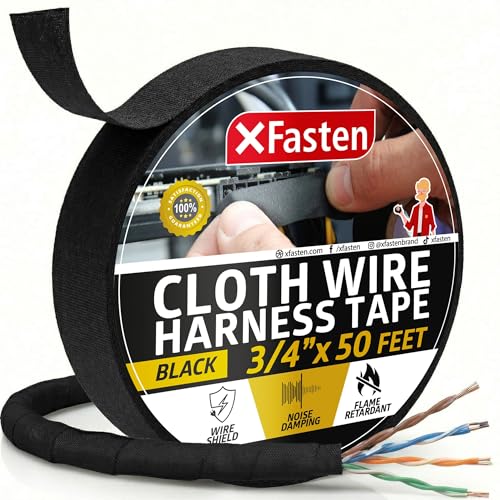 Inspect Main Wiring Harness Routing - 2023 Mercedes-Benz Sprinter 5 XFasten Wire Harness Tape, 3/4-Inch x 50-Foot, High Temp Wiring Loom Harness, Self-Adhesive Felt Cloth Electrical Tape for Automotive Engines, Noise Dampening, and Cable Protection