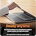 GhostCover Original Premium Ultra Thin Keyboard Cover Protector, Compatible with 2025 2024 2023 2022 2021 M4/M3/M2/M1 Pro/Max MacBook Pro 14/16, M4/M3/M2 MacBook Air 13/15, US ANSI Layout, Translucent