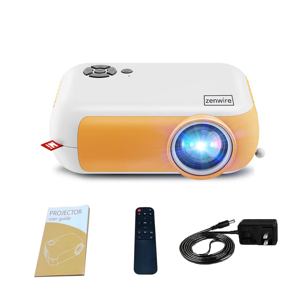 Zenwire Mini Projector Portable Projector LED Full HD Projector