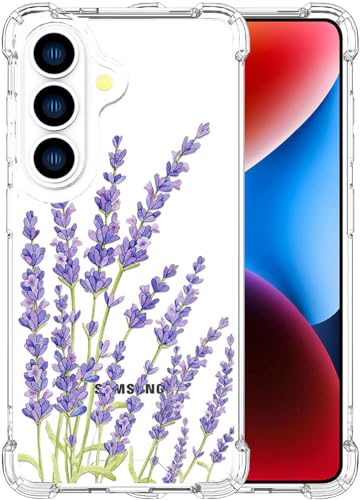 ENDIY for Samsung Galaxy S26+ Plus Case - Clear Glam Lavender