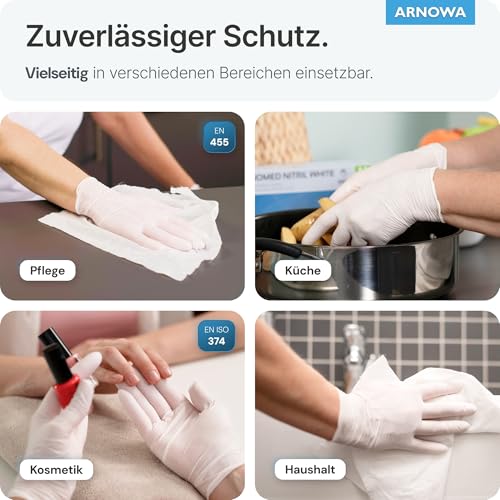 Einmalhandschuhe Arnomed Nitril 100 Stück Box Größe S