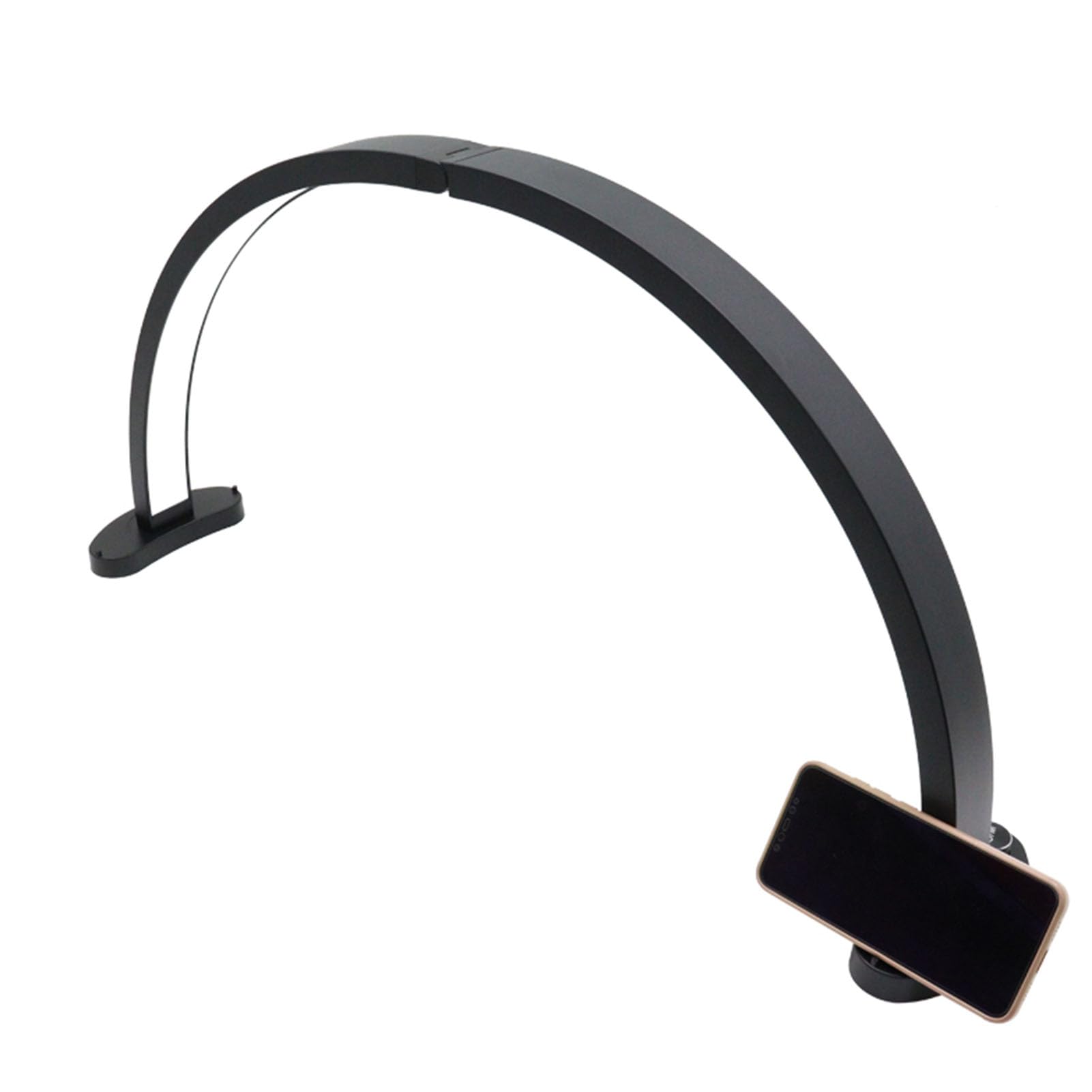 Fafeicy Lampada da Scrivania a LED a Mezzaluna, Lampada da Scrivania Professionale per Unghie con luminosità e Temperatura Colore Regolabili, Luce da Salone Dimmerabile da 28 (Spina europea)