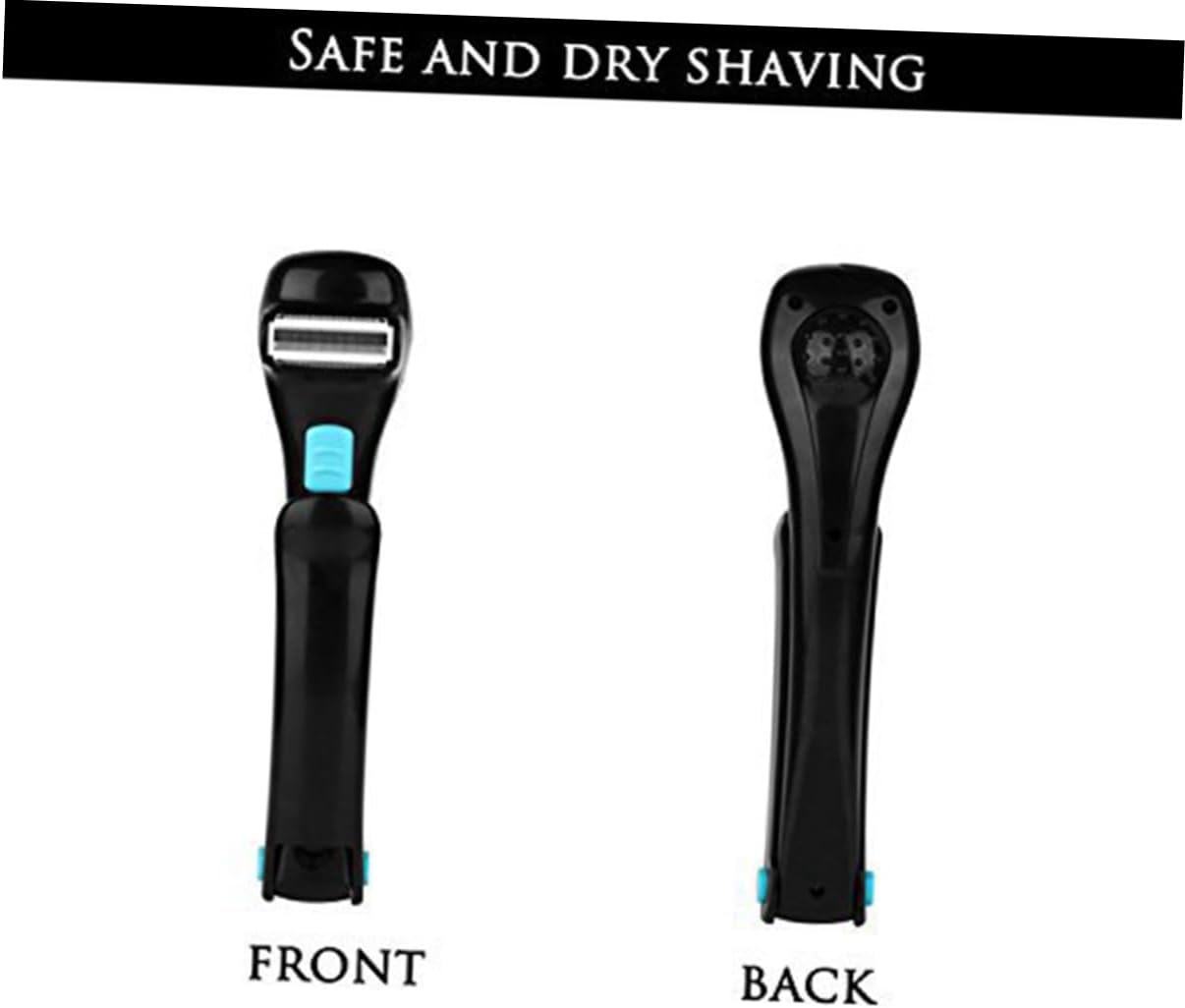 Electric Back Shaver Professional Grooming Tool for Back Hair Removal Battery Operated Easy DIY Design Portable and Efficient Body Hair Remover for Men Black