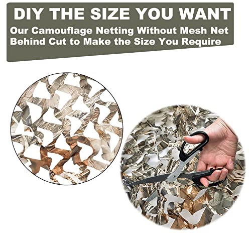 Yeacool Camo Netting Camouflage Netting Camo Blind Army Net Sunshade Mesh For Hunting Military Decorations Party Shooting (Dry Grass, 6.5Ftx5Ft, 2M*1.5M) #TOP3