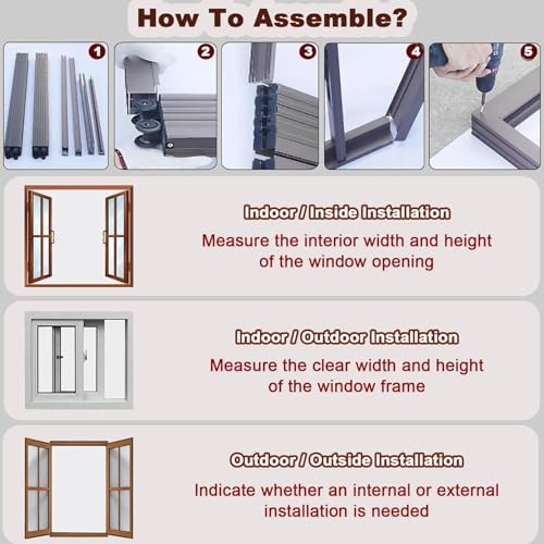 Image of Burglar Bar, 51x30in / 130x75cm Aluminum Alloy White Customizable Removable, for Apartment Patio & Balcony Doors Easy Install Safety Guard