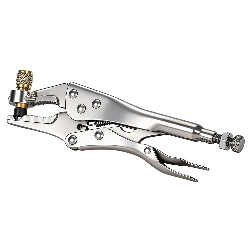 Aundhegrtt Refrigerant Recovery Pliers Refrigeration Tools Pliers Recovery Pliers Automotive Air Conditioning Line Repair Tools