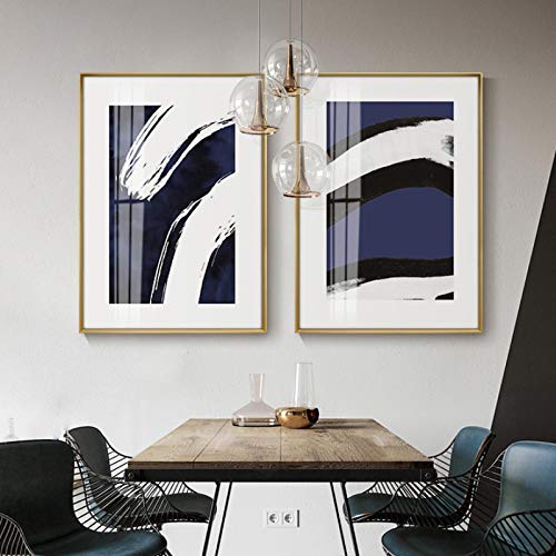 Impression sur toile moderne abstrait art mural nordique