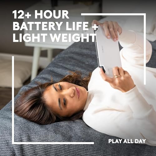 Image of Logitech G Cloud Gaming Handheld, Portable Gaming Console with Long Battery Life, 1080P 7-Inch Touchscreen, Lightweight Design, Xbox Cloud Gaming, NVIDIA GeForce NOW, Google Play - UK plug - White