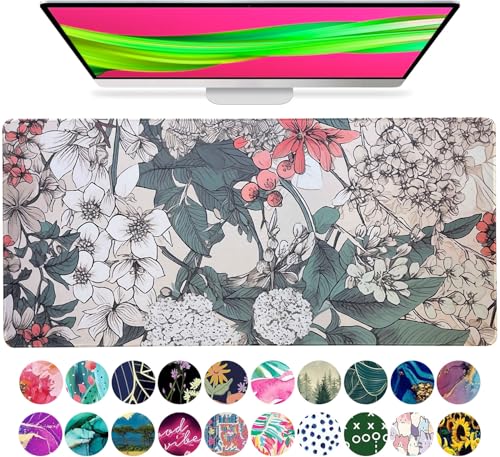 French KOKO Large Mouse Pad Desk Mat Protector Keyboard Pad Deskt...