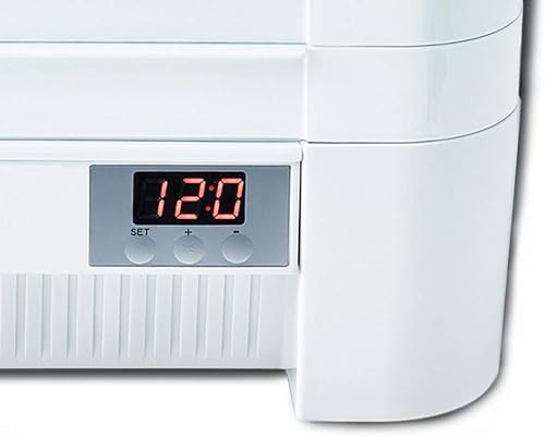 Miniatura 4 de Excalibur ECB50B EZ Dry - Deshidratador eléctrico apilable de 5 bandejas con control de temperatura con sensor de calor, incluye pantallas de malla,