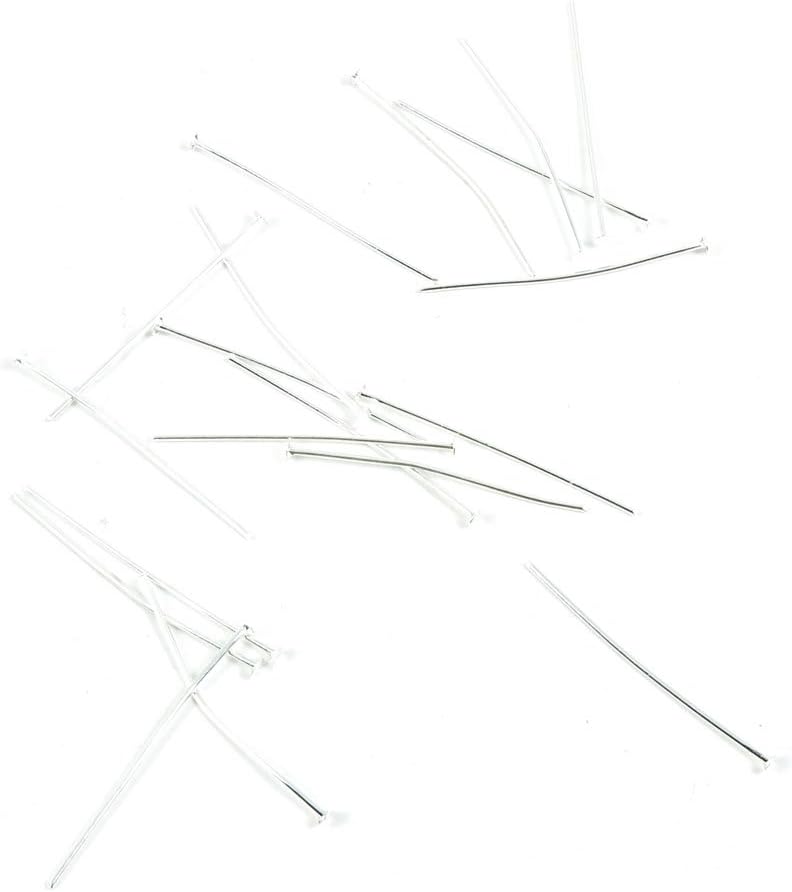 14140 Pieces Antique Silver Tone Jewelry Making Charms Pendant Findings Craft Supplies Bulk Lots Arts E3UF3 Head Pins 30mm