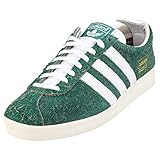  adidas Originals Gazelle Vintage, Collegiate Green-Footwear White-Off White, 8