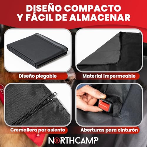 Protège chien voiture imperméable et universel avec ceinture de sécurité anti-rayures - 5