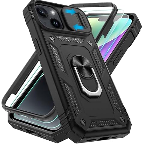 Pilaru 3 in 1 iPhone 13/14 Case with Kickstand Cover