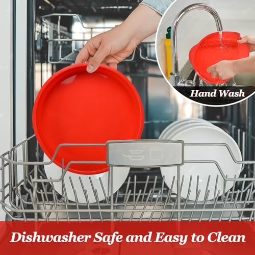 Fimary FIMARY-3237 Set Of 2 Silicone Cake Pan - Nonstick 8 Inch Round Cake Pan thumb #4