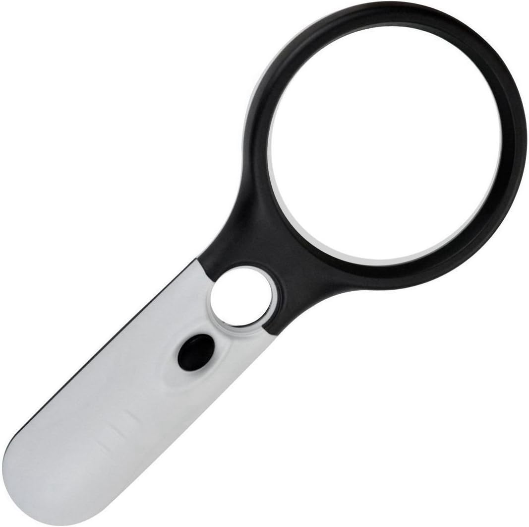 Magnifying Glass, LED magnifier, Magnifying Lens handheld great for Jewelers, Magnifier brilliant for Reading