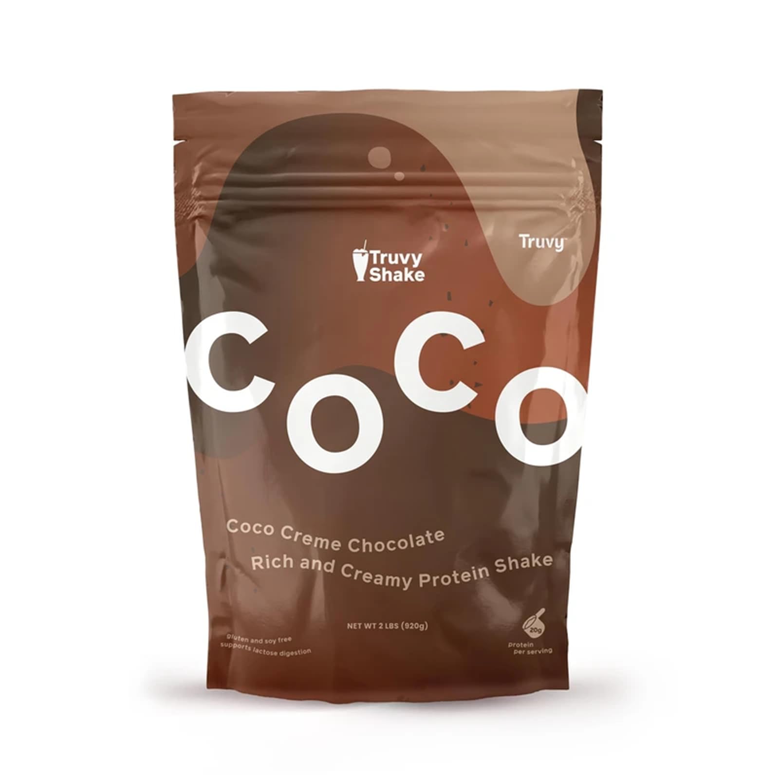 Protein Shake | Coco Crème Chocolate Flavor | 20 Servings | Good Source of Fiber | Low Carb and Sugar | Soy and Gluten Free | Lactose-Friendly | Supports Muscle Building and Satiety