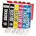 Price comparison product image KINGJET 580 & 581 Ink Cartridges Multipack Compatible for Canon 580XXL 581XXL XXL for Pixma TS8250 TS8150 TS8350 TS6350 TS705 TR8550 TS6150 TS6250 TS6151 (PGBK Black Cyan Magenta Yellow, 5-Pack)